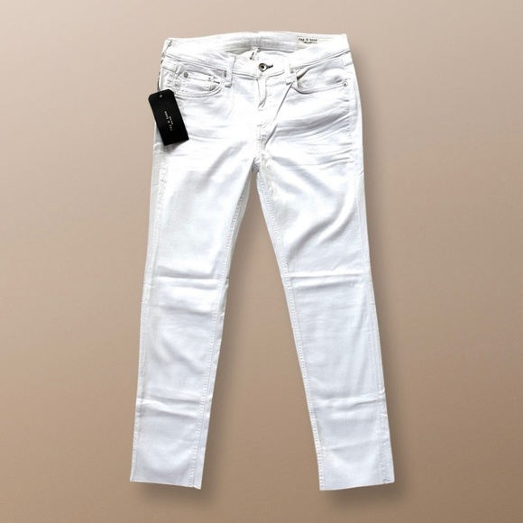 rag & bone Denim - NWT $195 Rag & Bone White Ankle Dre Capri Jeans Size 27
